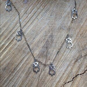 Boho Owl Long Necklace